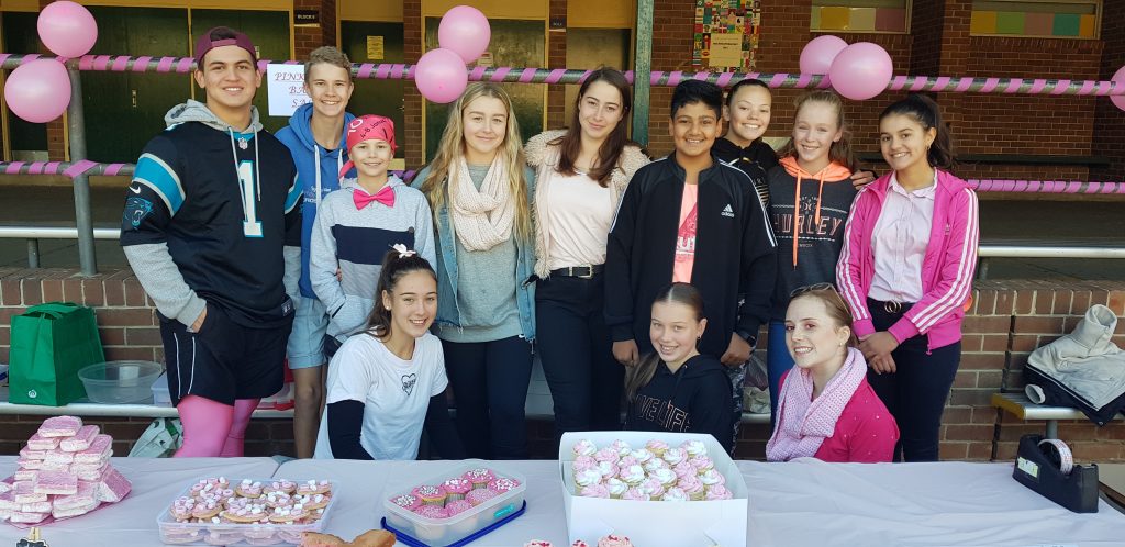 SRC fundraising for Pink Ribbon Day